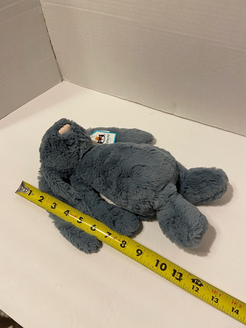 Jellycat Bashful Dusky Blue Bunny RARE Plush Brand New With Tags - Picture 9 of 9